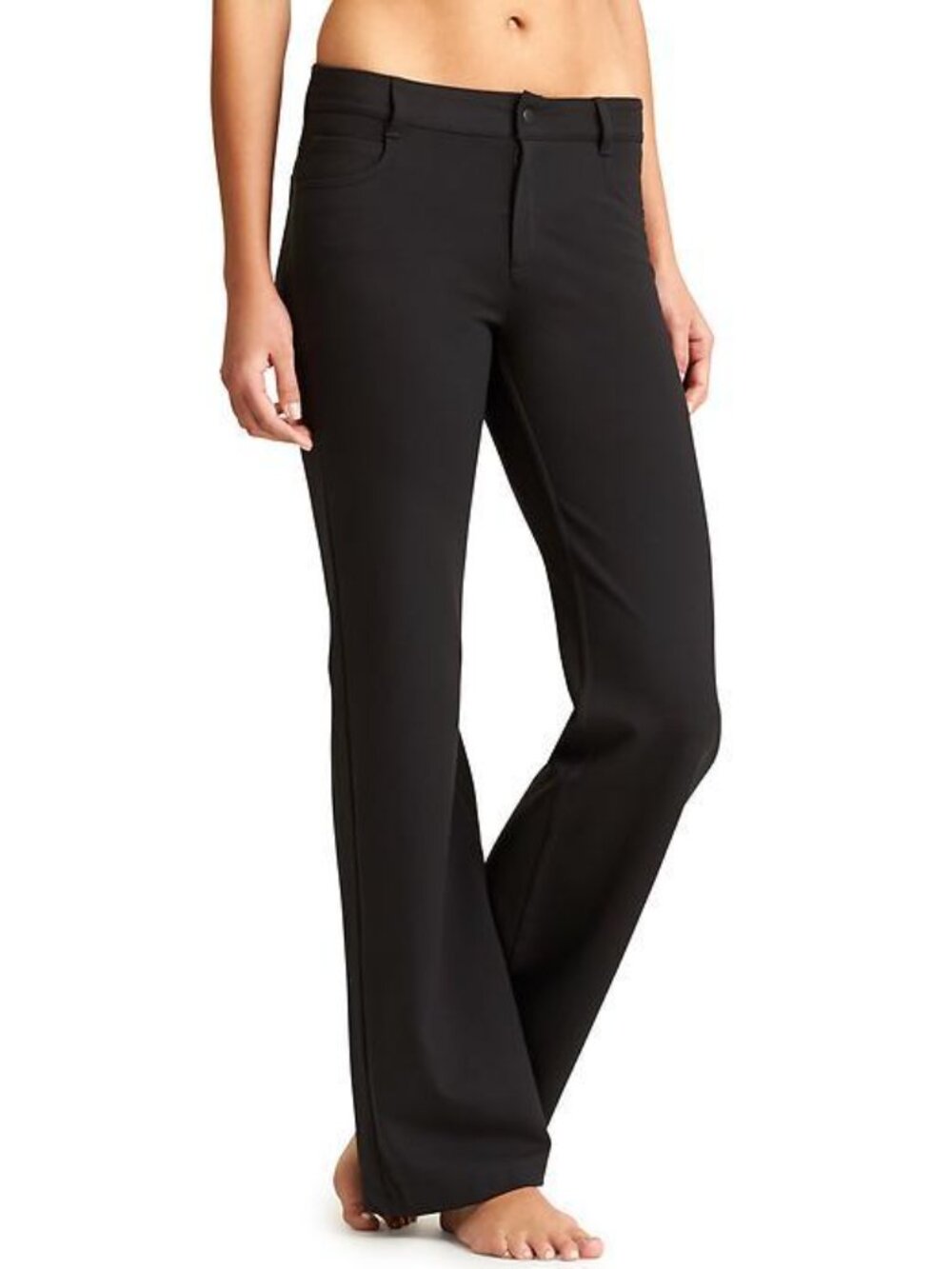 Athleta Ponte Classic Bootleg Pant in Black Size 6